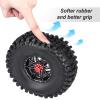HobbyPark 2.2 Beadlock Wheels and Tires Height 5.67inch/144mm with Foam Inserts for 1/10 RC Crawler, w/Beadlocks Mounting Tool, Set of 4 view 3