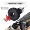 HobbyPark 2.2 Beadlock Wheels and Tires Height 5.67inch/144mm with Foam Inserts for 1/10 RC Crawler, w/Beadlocks Mounting Tool, Set of 4 view 4
