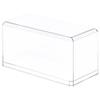 Pioneer Plastics 094C Clear Plastic Display Case for 1:24 Scale Cars, 9" W x 4.125" D x 4.375" H (Mailer Box), Pack of 2 view 1