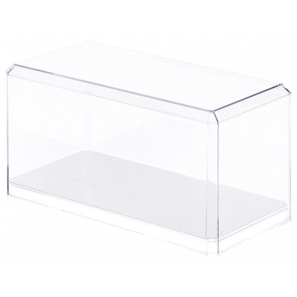 Pioneer Plastics 094CD Clear Plastic Display Case for 1:24 Scale Cars (Mirrored), 9" W x 4.125" D x 4.375" H (Mailer Box), Pack of 3