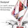 Galaxy S23 Ultra Case Compatible with Samsung Galaxy S23 Ultra Phone Case Cover [with Tempered Glass Screen Protector][Hard PC + Soft Silicone][Ring Support] [Colorful Reflect Light] IMDF-HMG view 2