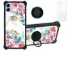 Galaxy A04e Case Compatible with Samsung Galaxy A04e Phone Case Cover [with Tempered Glass Screen Protector][Hard PC + Soft Silicone][Ring Support] [Colorful Reflect Light] IMDH-MDH view 1