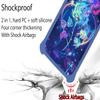 Galaxy A54 5g Case Compatible with Samsung Galaxy A54 5g Phone Case Cover [with Tempered Glass Screen Protector][Hard PC + Soft Silicone][Ring Support] [Colorful Reflect Light] IMDL-LMG view 2