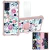 Case for Oukitel C31 Pro Case Compatible with Oukitel C31 Pro Phone Case Cover [with Tempered Glass Screen Protector][Hard PC + Soft Silicone][Ring Support] [Colorful Reflect Light] IMDF-HUA3 view 1