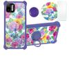 Case for Ulefone Note 6t Case Compatible with Ulefone Note 6t Phone Case Cover [with Tempered Glass Screen Protector][Hard PC + Soft Silicone][Ring Support] [Colorful Reflect Light] IMDZ-HUA1 view 1