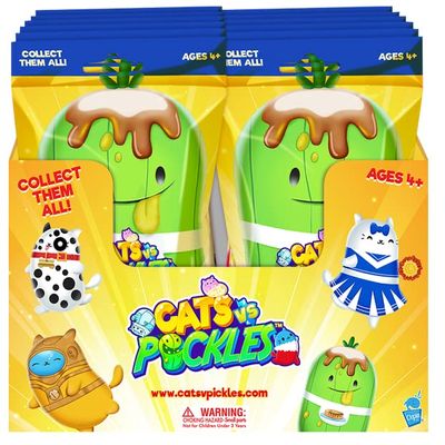 Cats vs Pickles - Mystery Bags - 4" - 12pk Limited Exclusive Release Set - Gold Wave - Bean Filled Plushies!