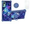 Case for Ulefone Note 14 Case Compatible with Ulefone Note 14 Phone Case Cover [with Tempered Glass Screen Protector][Hard PC + Soft Silicone][Ring Support] [Colorful Reflect Light] IMDL-LMG view 1