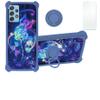 Galaxy A14 5g Case Compatible with Samsung Galaxy A14 5g Phone Case Cover [with Tempered Glass Screen Protector][Hard PC + Soft Silicone][Ring Support] [Colorful Reflect Light] IMDL-LMG view 1