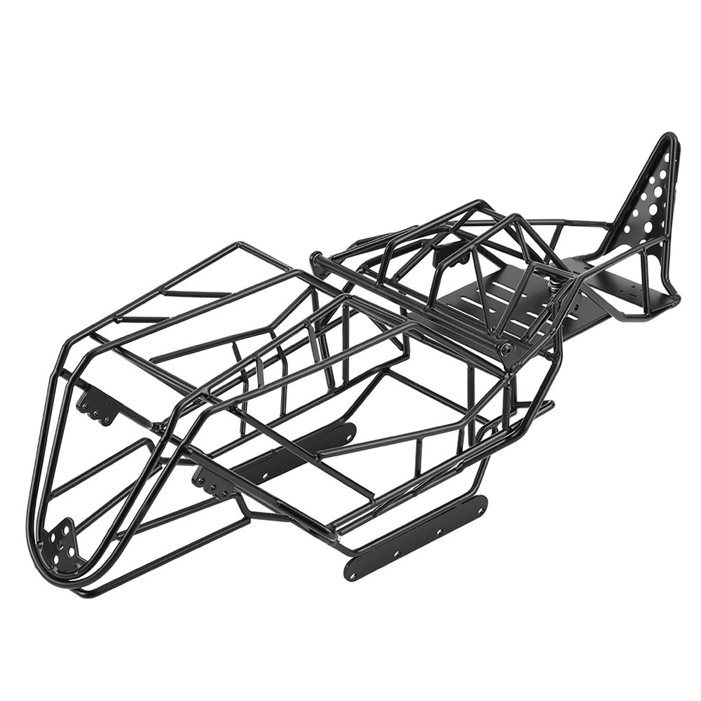Wraith 90018 RC Car Frame, Black Metal Roll Cage Chassis Frame for Wraith 90018 1/10 Scale RC Car