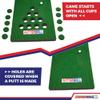 PutterBall XL Golf Game Set  The Original 10 Cup Putting Pong Edition with 2 Putters, 2 Balls, Green Mat and Hole Covers  Fun Putter Golf Game for Backyard, Office, Indoor Outdoor Parties view 4