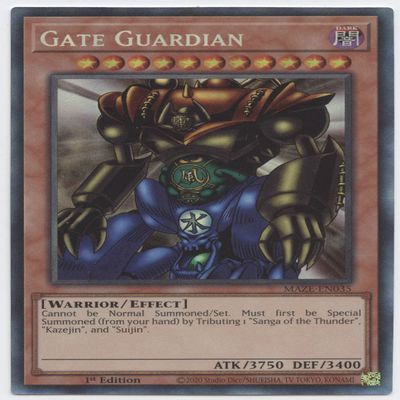 Gate Guardian - MAZE-EN035 - Collector's Rare - 1st Edition