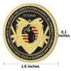 Challenge Coin, Veteran Challenge Coins, Military Commemorative Coin with Display Box, Veteran Gifts view 4
