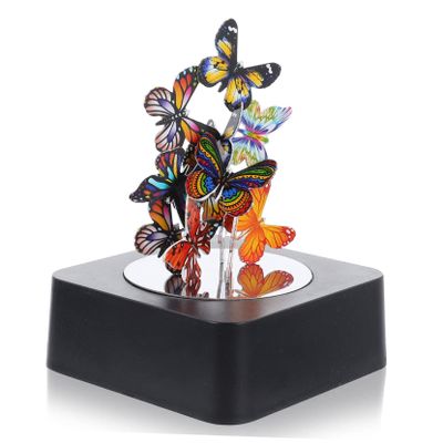 Holibanna 1 Set Magnetic Ornament Metal Toy Bloques Magneticos para Nios Home Accessories Decor Magnetic Butterflies Sculpture Magnetic Desktop Toy Desktop Decoration Desktop Crafts