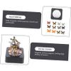 Holibanna 1 Set Magnetic Ornament Metal Toy Bloques Magneticos para Nios Home Accessories Decor Magnetic Butterflies Sculpture Magnetic Desktop Toy Desktop Decoration Desktop Crafts view 3