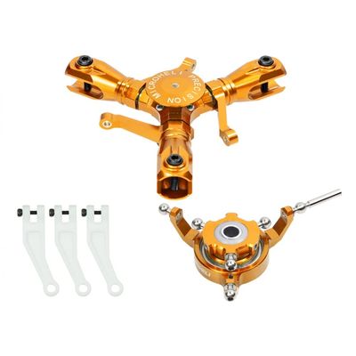 MICROHELI CNC Aluminum Triple Blade Conversion Set (Gold)(for MH-GSS2001T Series)