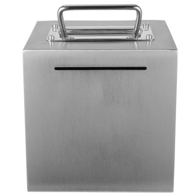 jojofuny Stainless Steel Piggy Bank for Adults Bank for Saving Money Metal Saving Pot for Boys and Girls for Boys and Girls Rooms and Living Spaces
