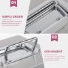 jojofuny Stainless Steel Piggy Bank for Adults Bank for Saving Money Metal Saving Pot for Boys and Girls for Boys and Girls Rooms and Living Spaces view 3