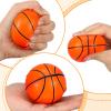 Sumind 48 Pcs 2.5 Inch Mini Basketball Stress Balls Mini Basketball Party Favor Small Foam Squeeze Sports Ball for Stress Pressure Relief School Classroom Reward Party Gifts view 2