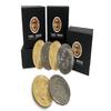 Replica Golden Morgan Hopping Half (Gimmicks and Online Instructions) by Tango Magic - Trick view 1