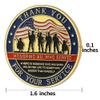 Challenge Coin, Thank You for Your Service, Veteran Challenge Coins, Military Commemorative Coin with Display Box, Veteran Gifts view 4