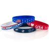 hexiaoxiao 36pcs 4th of July Rubber Bracelets Silicone Wristbands for independence day decorations Supplies fourth of july Party Favors for kids&teens Classroom Prizes Gifts view 3