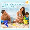 Didaey 7.5 Inch Beach Buckets and Shovels Plastic Sand Pails Castle Building Sand Shovel for Boys and Girls Summer Beach Toys Party Favors(12 Set) view 3