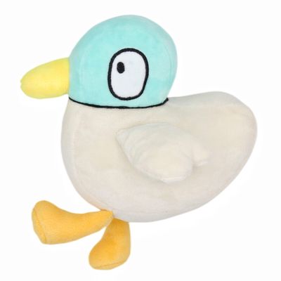 Cute Sarah and Duck Stuffed Animals Plush Pillow, 7'' Soft Green and White Duck Plush Pillow Animals