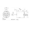 BGNERY Small Motor 6v Dc 9 Volt Motor, Mini Motors, 280 Micro Motors, Boat 9 Volt Electric Motor Electric Motors view 2