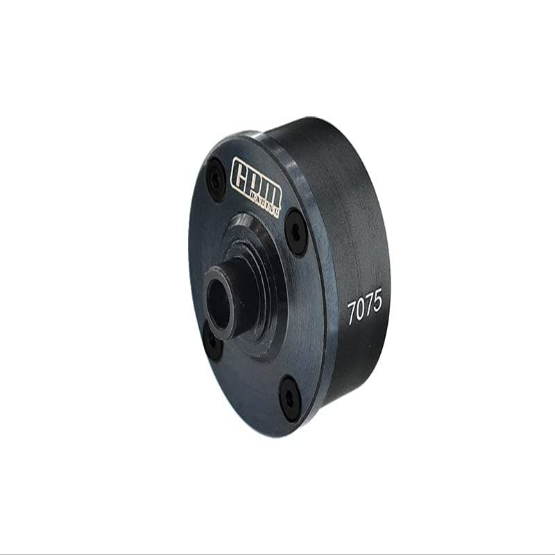Medium Carbon Steel + Aluminium 7075-T6 Front Or Middle Or Rear Diff Case for Arrma 1:7 and 1:8 R/C Car Models - Black