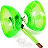 BODY RHYTHM Five Bearings Chinese Diabolo Yoyo Set with Fiberglass Sticks-Adjustable Strings for All Ages - Best for Fitness and Tricks (Green) view 1