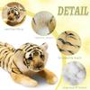 Gisqis Tiger Stuffed Animals, 19" Large Stuffed Tiger Animal Plush Toys Safari Cute Realistic Tiger Plush Soft Pillow Jungle Birthday for Kids view 2