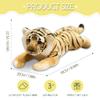 Gisqis Tiger Stuffed Animals, 19" Large Stuffed Tiger Animal Plush Toys Safari Cute Realistic Tiger Plush Soft Pillow Jungle Birthday for Kids view 3
