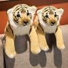 Gisqis Tiger Stuffed Animals, 19" Large Stuffed Tiger Animal Plush Toys Safari Cute Realistic Tiger Plush Soft Pillow Jungle Birthday for Kids view 4