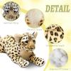 Gisqis Cheetah Stuffed Animal 19" Realistic Leopard Stuffed Animal Cheetah Stuffy Leopard Plush Toys Cute Stuffed Jaguar Plush Birthday for Girls Boys view 2