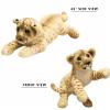 Gisqis Lion Stuffed Animal 15.8" Stuffed Lion Plush Stuffed Animal Realistic Large Stuffed Cougar Plush Toys Safari Animals Cute Plushies Birthday Gifts for Kids Boys Girls view 4