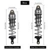 4Pcs RC Shocks Set 1:10 Scale Replacement Parts Fits for 1/10 1/12 WLtoys 104001,124019, Kyosho, Tamiya, Losi RC Buggy/Racing Cars-85mm Front Shocks & 95mm Rear Shocks (Gray) view 2