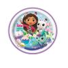 Unique Gabbys Dollhouse Birthday Party Supplies Bundle Pack includes 16 Dessert Cake Plates, 16 Lunch Plates, 16 Napkins, 1 Table Cover (Bundle for 16) view 3