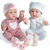 Enjoyin 12'' Twins Baby Doll Playset with Accessories Includes Boy and Girl Dolls, 2 Powder Bottles, and 2 Pacifiers, Ideal Gift for Children Age 3+ view 1