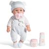 Enjoyin 12'' Twins Baby Doll Playset with Accessories Includes Boy and Girl Dolls, 2 Powder Bottles, and 2 Pacifiers, Ideal Gift for Children Age 3+ view 3