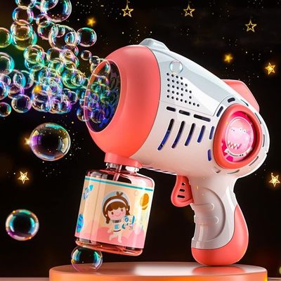 Bubble Gun Bubble Machine for Toddlers 2-14,Electric Blower Dinosaurs Bubble Gun with 1 Bottles Bubble Refill Solution,Bubble Blaster Party Favors, Easter Basket Stuffers,Outdoors Activity