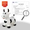 HotMax Bouncy Cow Hopping Horse Toys, Inflatable Bouncing Animal Hopper for Toddlers or Kids, Ride on Jumping Farm Toys for Boy or Girl Birthday Gift 2 3 4 Year Old (White Cow) view 4