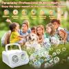 Panamalar Bubble Machine, Automatic Bubble Blower Dual Motors 20000+ Bubbles Per Minute for Kids Toddlers, 2 Modes No Spill Electric Bubble Maker Toys with 120ml Solution for Outdoor Party Wedding view 2
