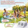Panamalar Bubble Machine, Automatic Bubble Blower Dual Motors 20000+ Bubbles Per Minute for Kids Toddlers, 2 Modes No Spill Electric Bubble Maker Toys with 120ml Solution for Outdoor Party Wedding view 3