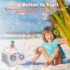 Panamalar Bubble Machine, Automatic Bubble Blower Dual Motors 20000+ Bubbles Per Minute for Kids Toddlers, 2 Modes No Spill Electric Bubble Maker Toys with 120ml Solution for Outdoor Party Wedding view 4