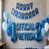 12th Birthday Decorations Blue for Boys, Official Pre-teen 12th Party Decoration, Blue Birthday Banner Silver Number 12 Star Foil Balloons Confetti Balloons for 12Year Old Boys(12th) view 3