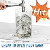 hizgo Adults Piggy Bank, Clear Piggy Bank for Adults/Kids Must Break to Open, Unopenable Acrylic Savings jar, Size 8" H x 5" Diameter(Medium) view 4