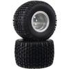 HobbyMarking 1/10 RC Car Aluminium Wheels Rims & Rubber Tires 12mm Hex Drive Hub for Tamiya WR-02 / G6-01 Chassis Konghead 6x6 Wild Willy Upgrade view 1