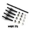 Front & Rear Universal Shock Standoff Upgrades Parts for Arrma 6S Typhon Kraton Outcast Mojave Notorious Infraction Felony Talion Limitless 6S BLX,4PCS #45 Steel EXB Shock Mount,#ARA330703(Black) view 2