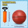 8.6 Water Pool Basketball Set with Pump, Replacement Ball for Basketball Hoop Trampoline, PVC Waterproof Basketballs Floating Toy for Swimming Pool Seaside, Indoor Outdoor Water Games Summer Party view 2