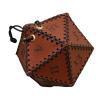 AAGAZA PU Leather Dices Bag Game Accessory Gifts Multipurpose Drawstring Pouches Storage Bags for Camping Board Games Learning Activities KTV view 1